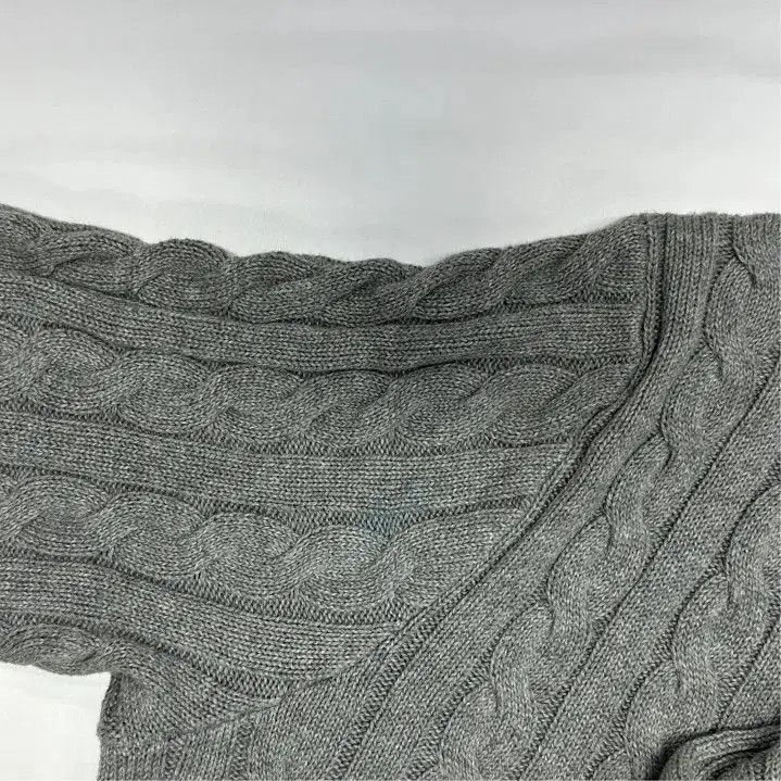 Polo Ralph Lauren Polo Ralph Lauren Men's Gray Cable Knit Sweater. Size US XL / EU 56 / 4 - 5 Thumbnail