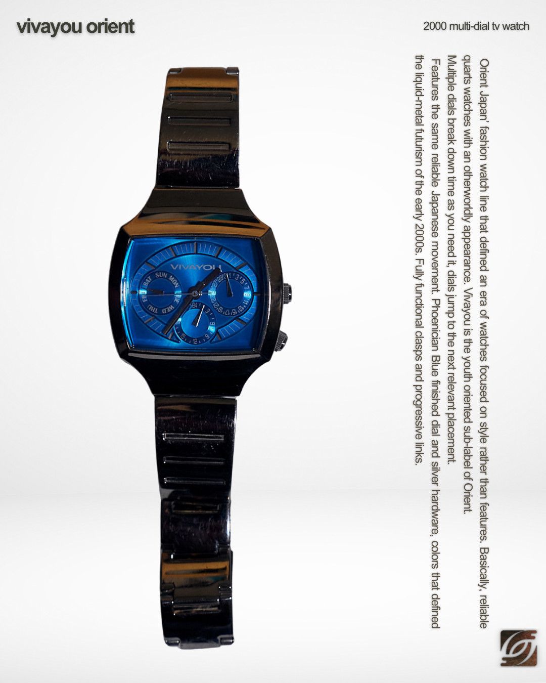 Orient 2000 Vivayou by Orient Multi-Dial TV Jump Watch Size ONE SIZE - 1 Thumbnail
