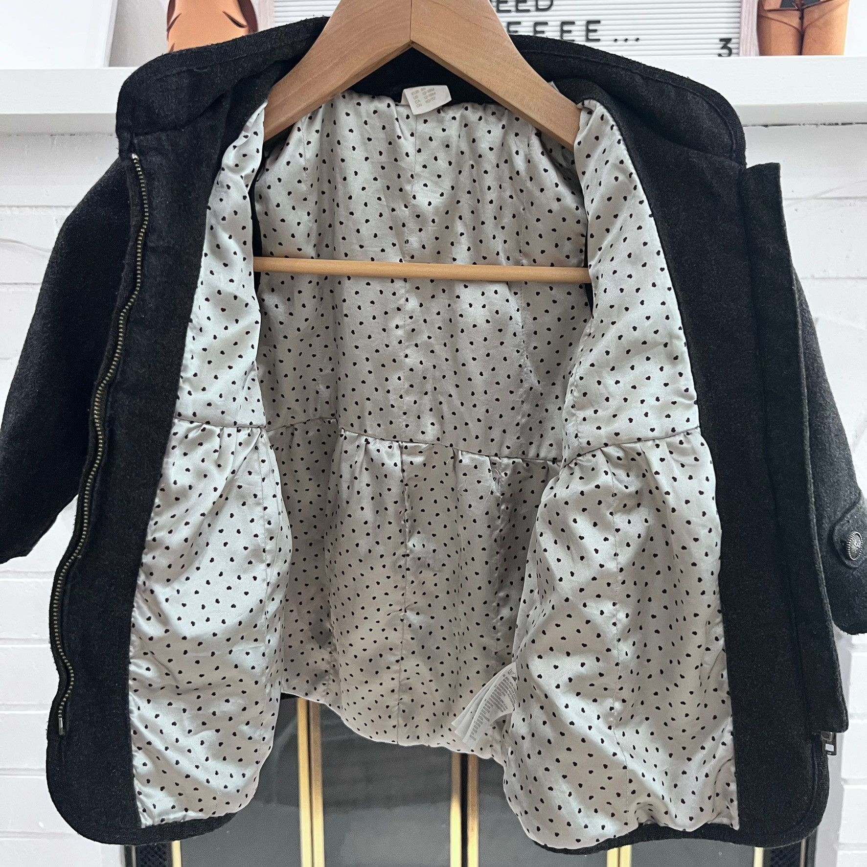 H&M H&M Baby Londoneer Royalty Style Military Coat - Grey Size XL / US 12-14 / IT 48-50 - 4 Thumbnail