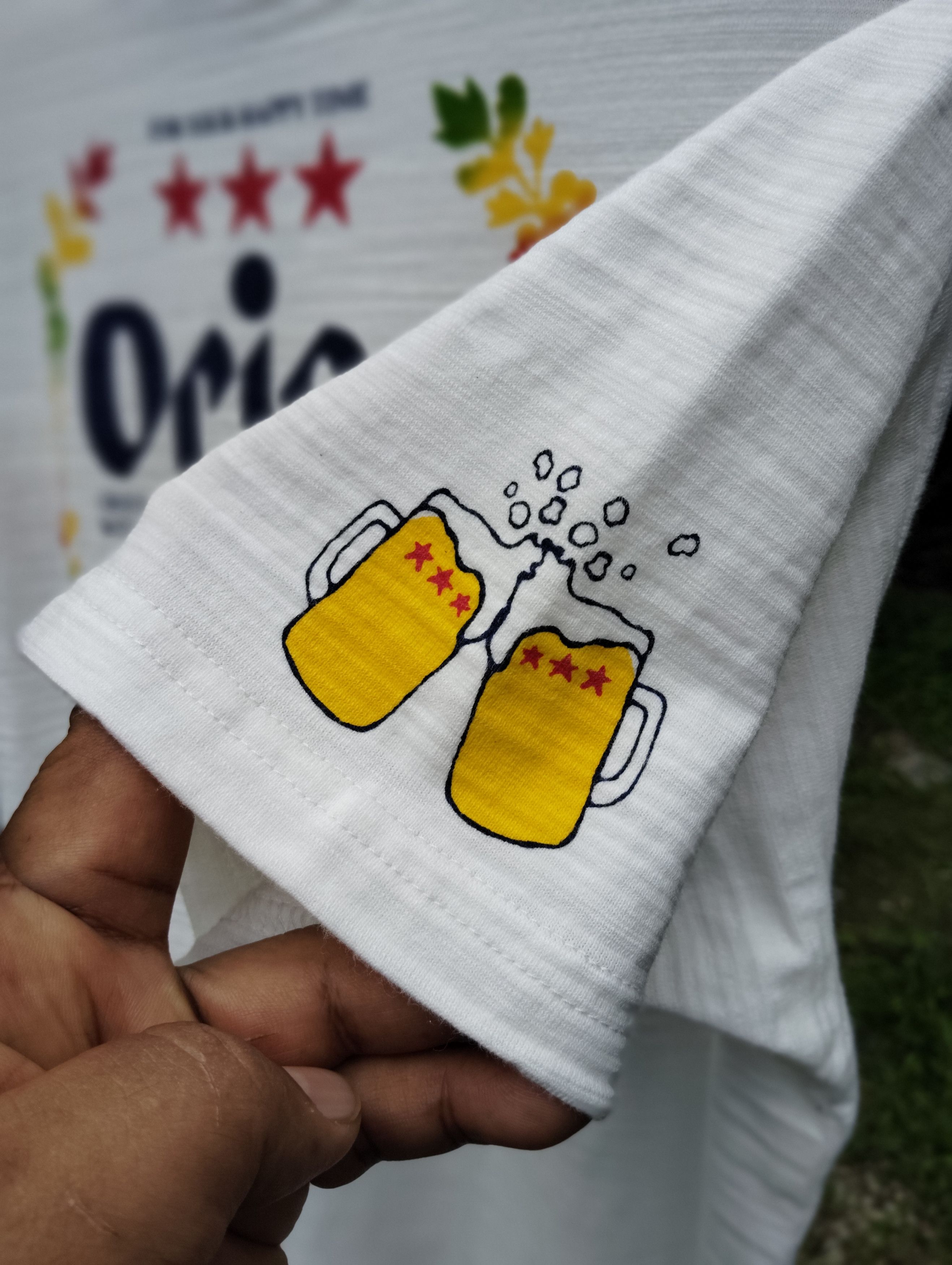 Japanese Brand ORION OKINAWA DRAFF BEER T-SHIRT Size US L / EU 52-54 / 3 - 3 Thumbnail