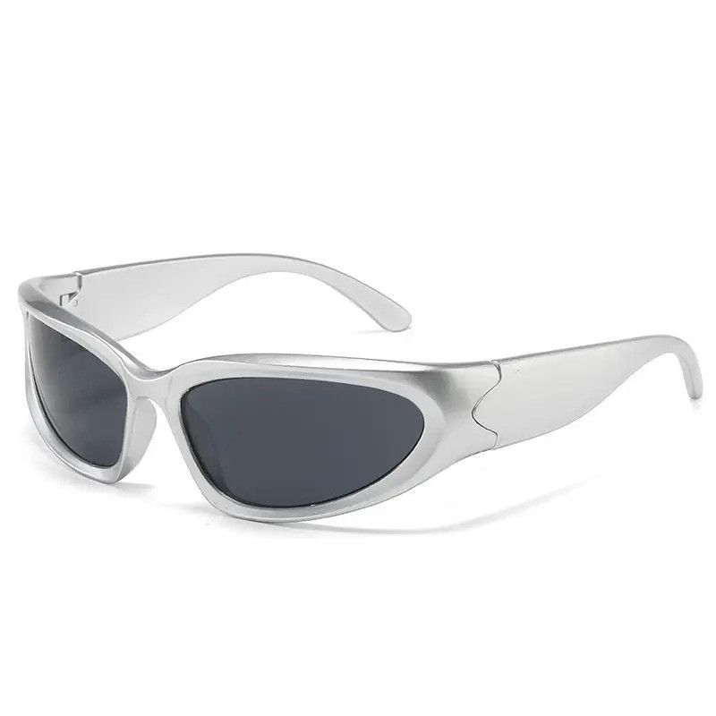 Designer Bold Mirror Sunglasses Streetwear Fit Size ONE SIZE - 1 Preview