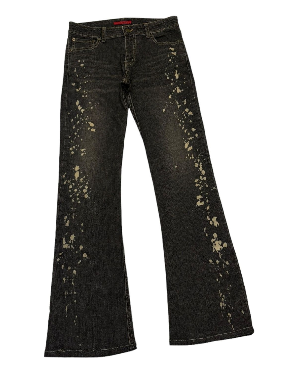 If Six Was Nine FLARE🔥WELLBEING JAPANESE FLARE DENIM JEANS KMRII STYLE Size US 28 / EU 44 - 3 Thumbnail