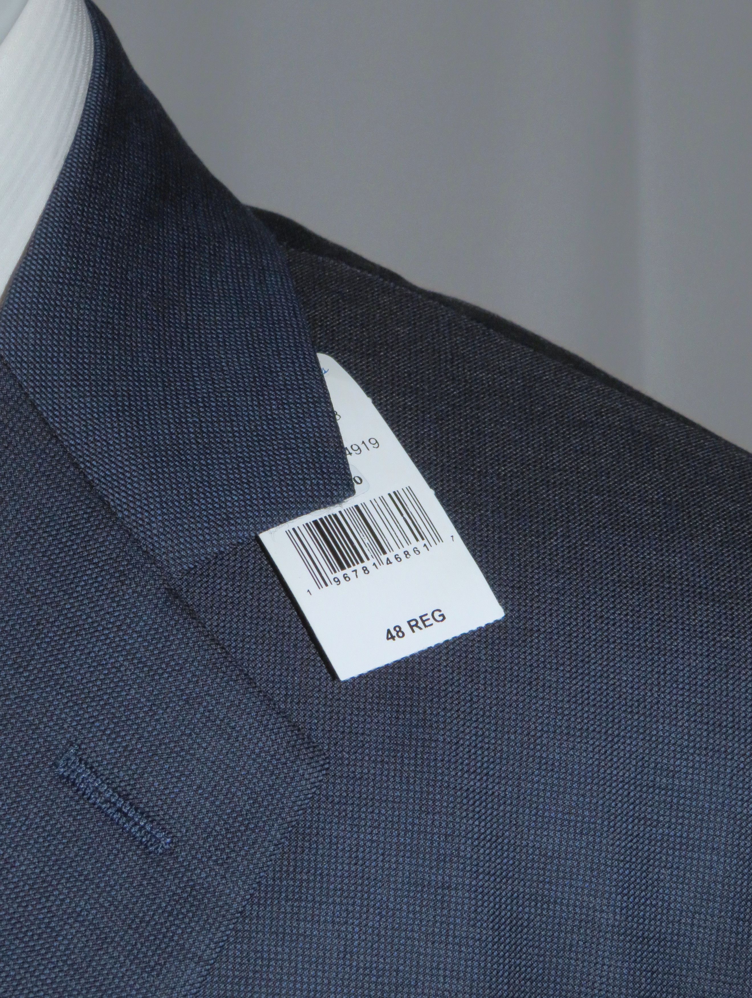 Brooks Brothers 1818 Traditional Vitale Blue Nailshead Two BTTN Suit 48R NWT Size 48R - 8 Thumbnail