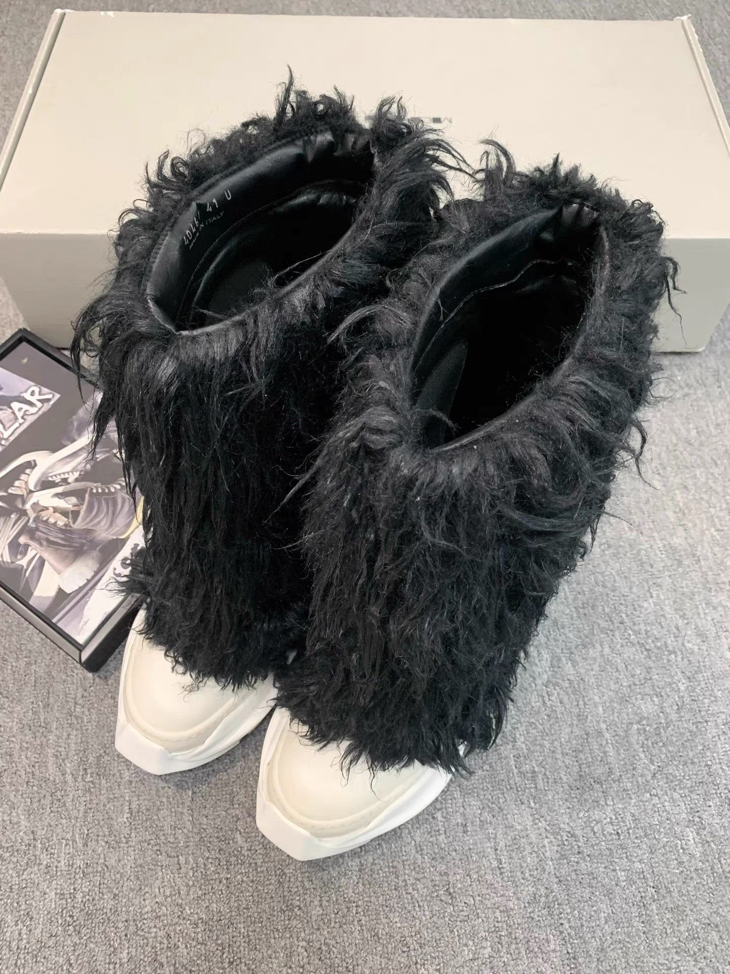 Rick Owens Rick Owens 22FW Shearling Snow Boots K34 Size US 7 / EU 40 - 3 Thumbnail