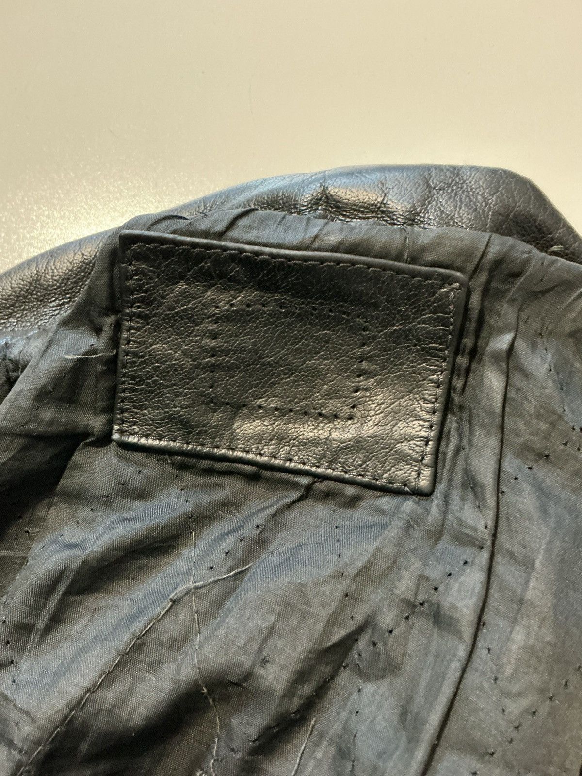 Vintage Vintage Echtes Leder Leather Motorcycle Punk Biker Jacket Size US S / EU 44-46 / 1 - 14 Thumbnail