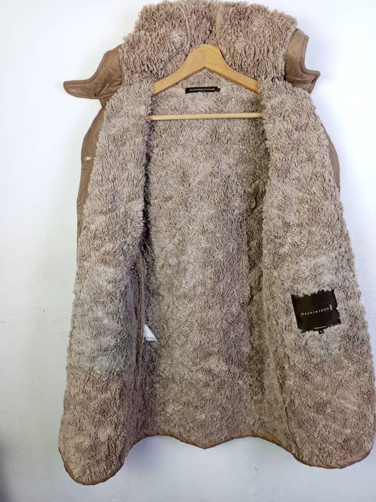 Mackintosh × Vintage MACKINTOSH QUILTED COAT BEIGE Hoodie Size XS / US 0-2 / IT 36-38 - 4 Thumbnail