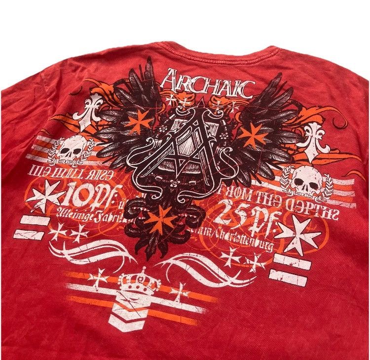 Affliction × Vintage Affliction Archaic Tee Shirt Size US XL / EU 56 / 4 - 5 Thumbnail