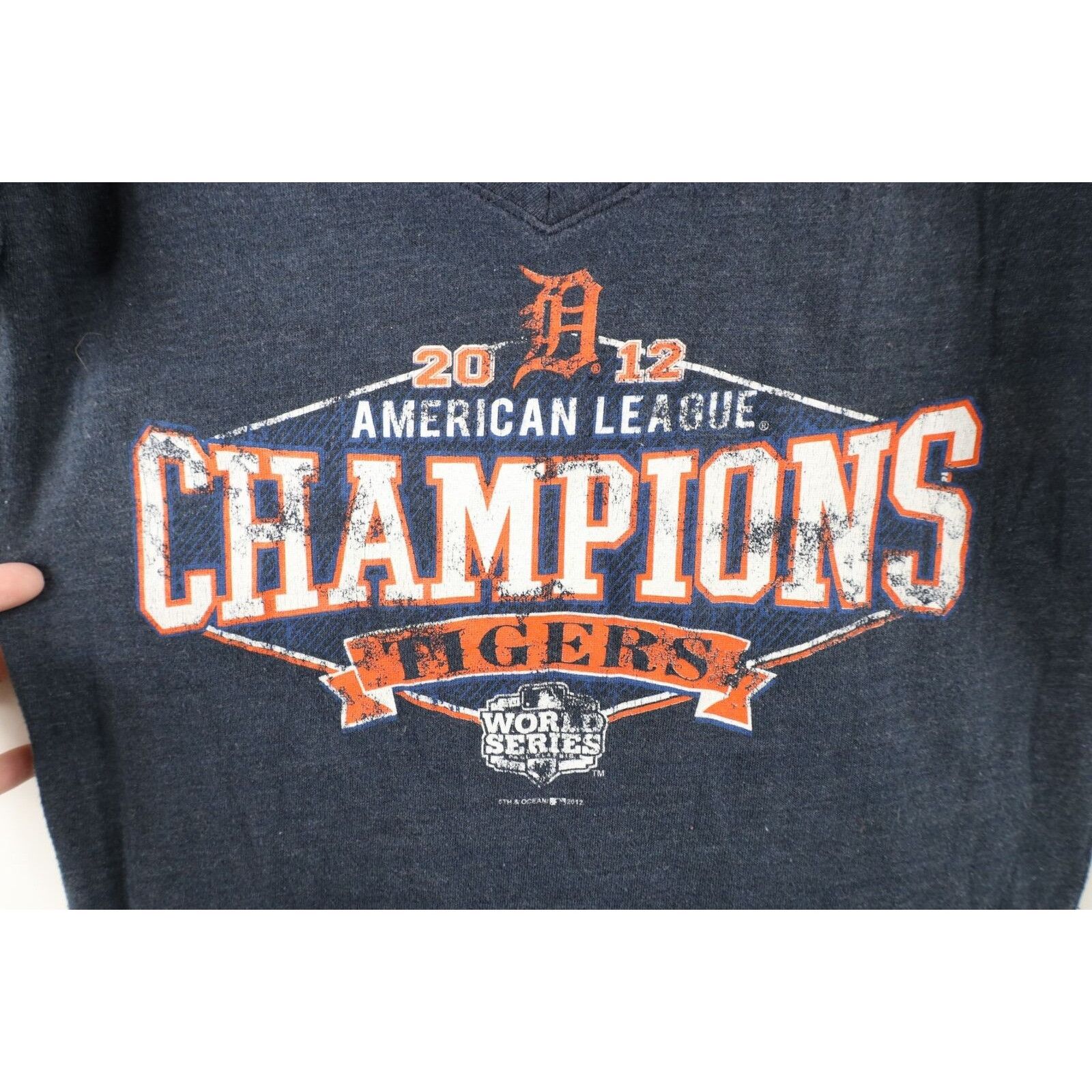 Vintage Y2K 2012 World Series Detroit Tigers Baseball T-Shirt Size S / US 4 / IT 40 - 4 Thumbnail