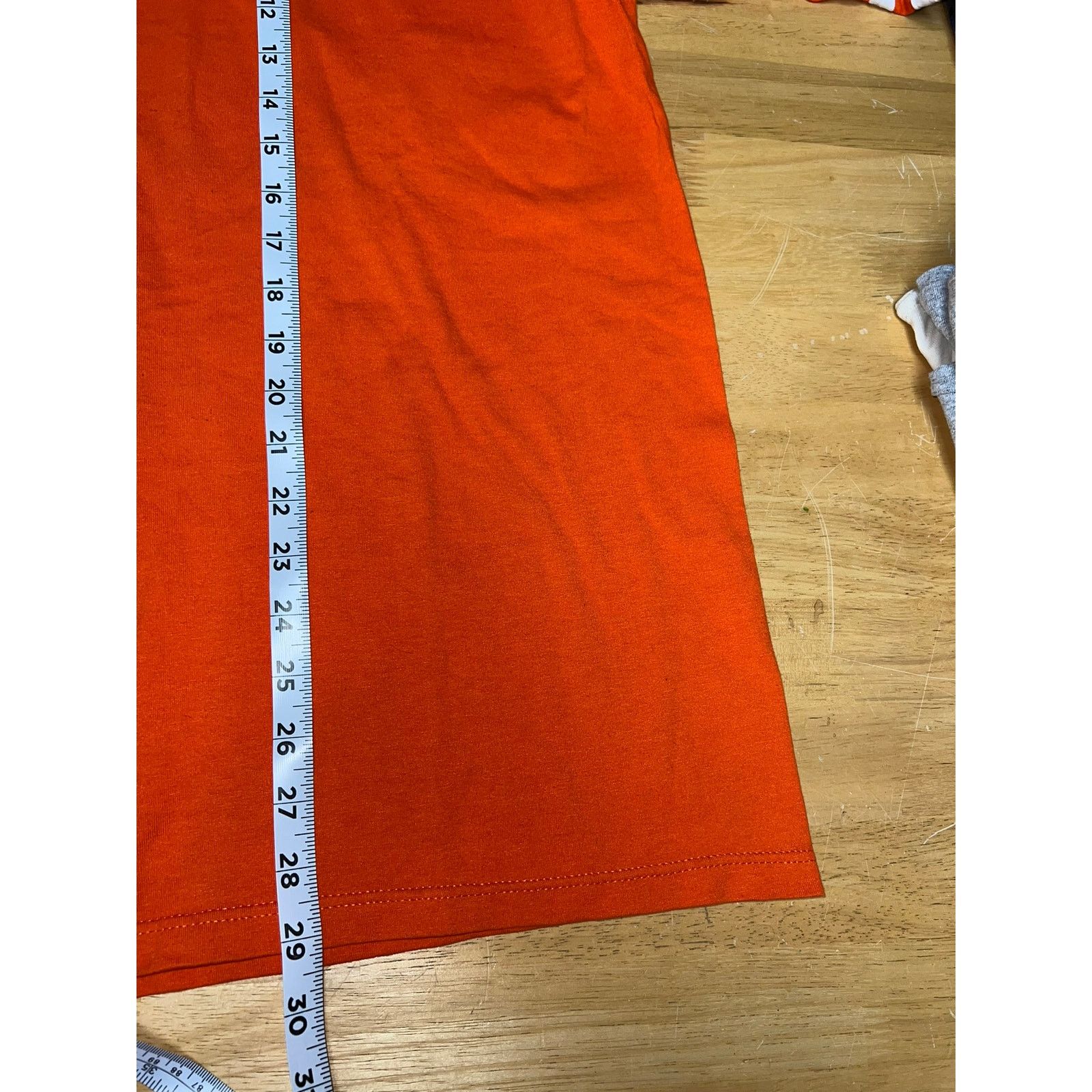 Russell Athletic Vintage Russell Athletic Blank Shirt Orange Jerzees Tee 90s Size US L / EU 52-54 / 3 - 10 Thumbnail