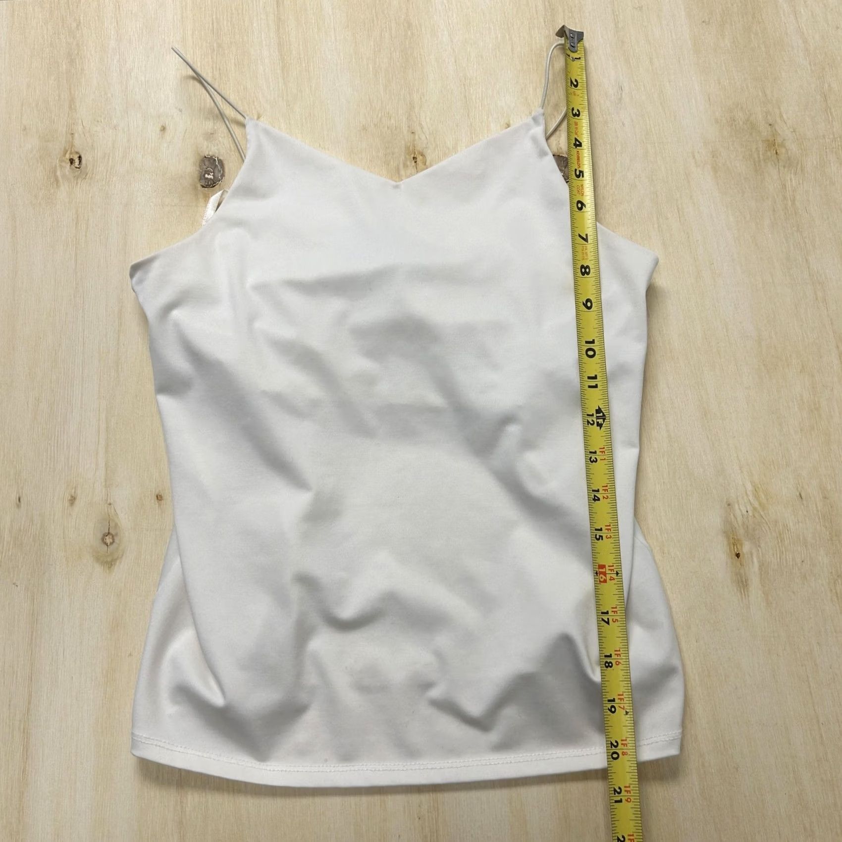 Vintage VINTAGE B. MOSS Tank Top Womens Small White Spaghetti Strap Camisole Lined Camisole Shirt Cami WomensS White Spaghetti Strap Camisole 90s Mens Womens Size S / US 4 / IT 40 - 5 Thumbnail