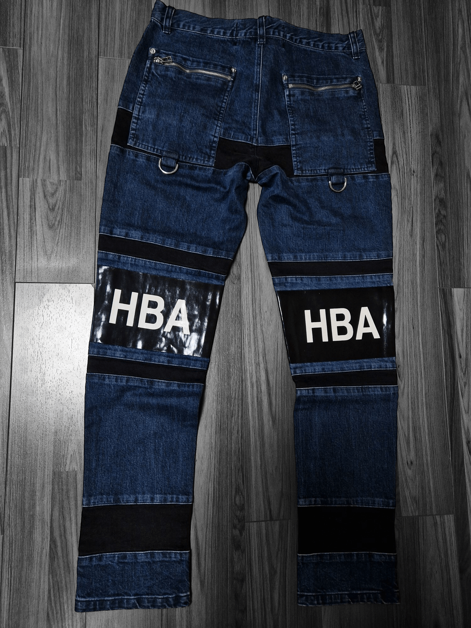 Hood By Air Hood By Air Hockey Knee Logo Jeans Size 31" - 2 Thumbnail