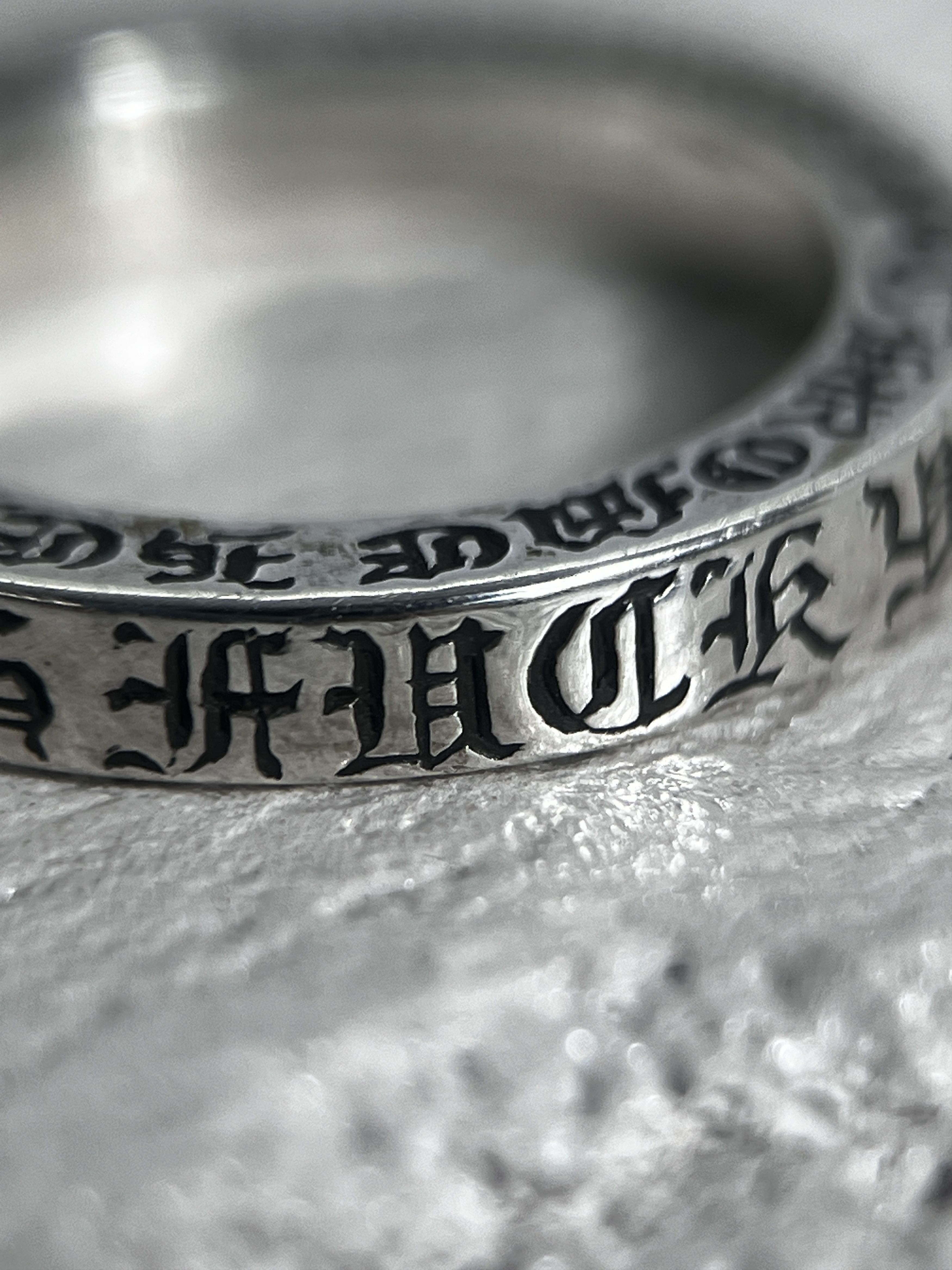 Chrome Hearts Chrome Hearts Script Spacer Ring .925 Size US7 Size ONE SIZE - 12 Thumbnail