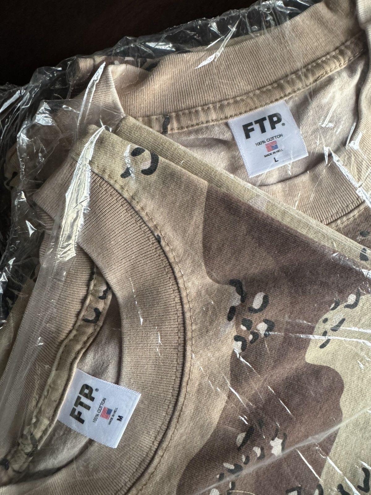 Fuck The Population FTP Logo Tee Desert Camo Size US M / EU 48-50 / 2 - 3 Thumbnail
