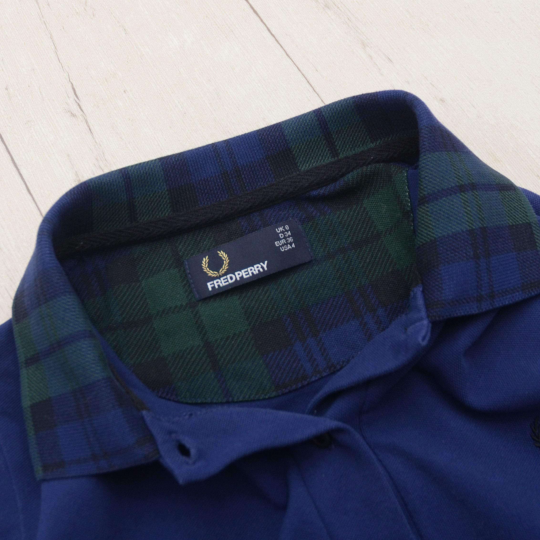 Fred Perry FRED PERRY Womens Polo Shirt UK 8 US 4 Navy Casual Size S / US 4 / IT 40 - 9 Thumbnail