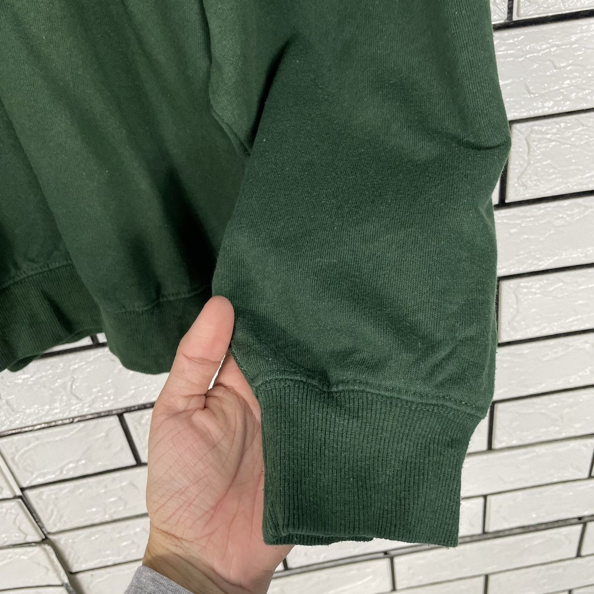 Converse Converse Big Logo Green Sweatshirt Size US L / EU 52-54 / 3 - 9 Thumbnail