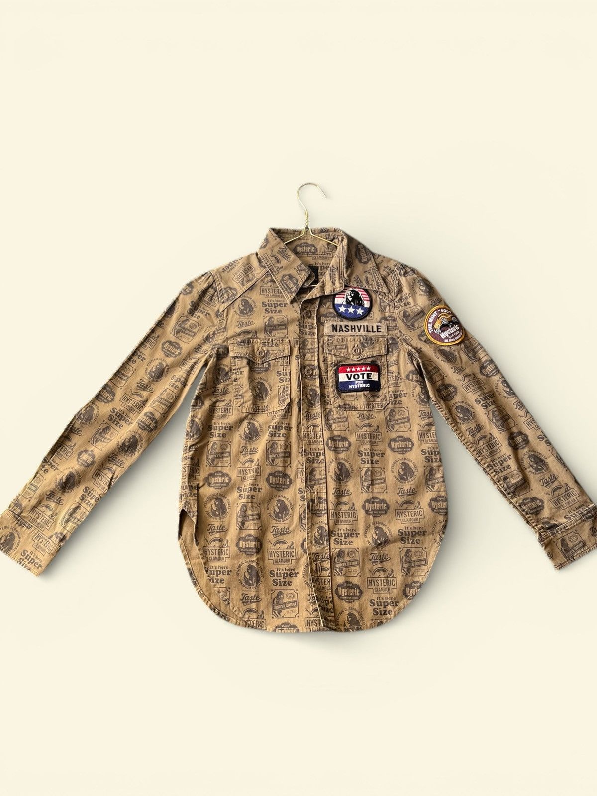 Hysteric Glamour Hysteric glamour nashville all over print shirt free size Size US XS / EU 42 / 0 - 1 Thumbnail