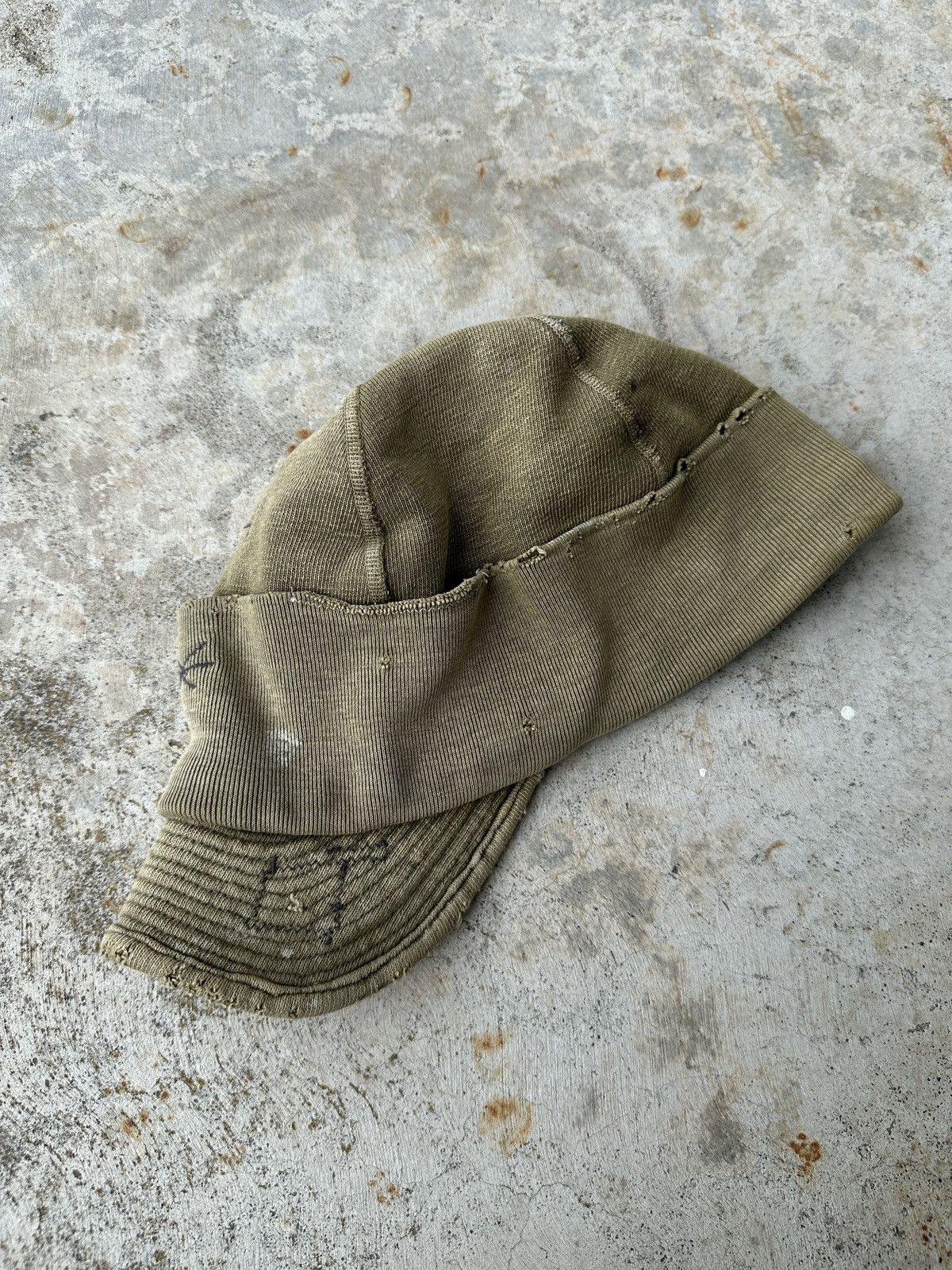 Kapital Conductor Soft Brim Beanie Visor Distressed weathered hat Size ONE SIZE - 16 Thumbnail