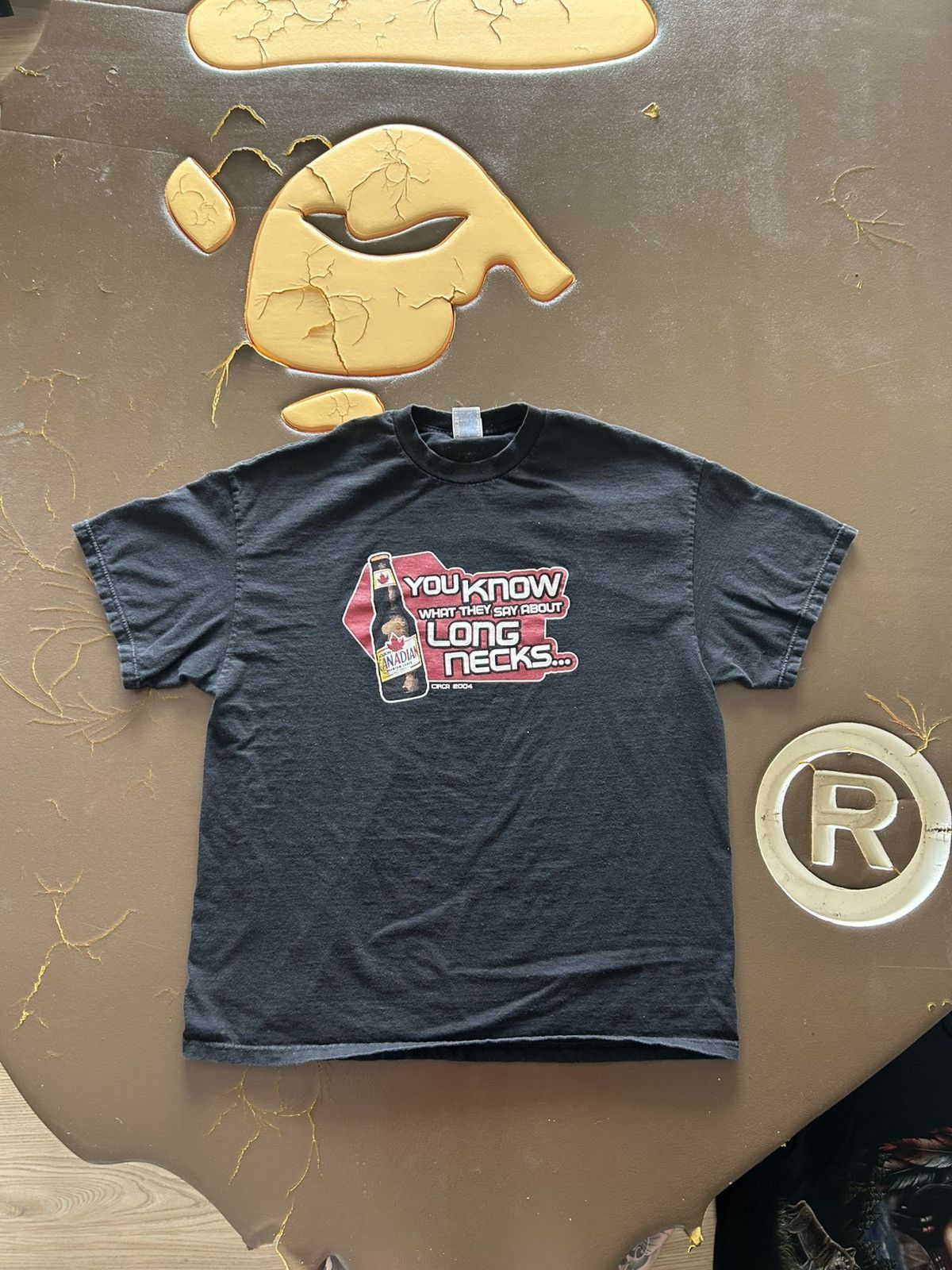 Budweiser Vintage Funny Beer Tee Satire Black Party Size US XL / EU 56 / 4 - 1 Thumbnail