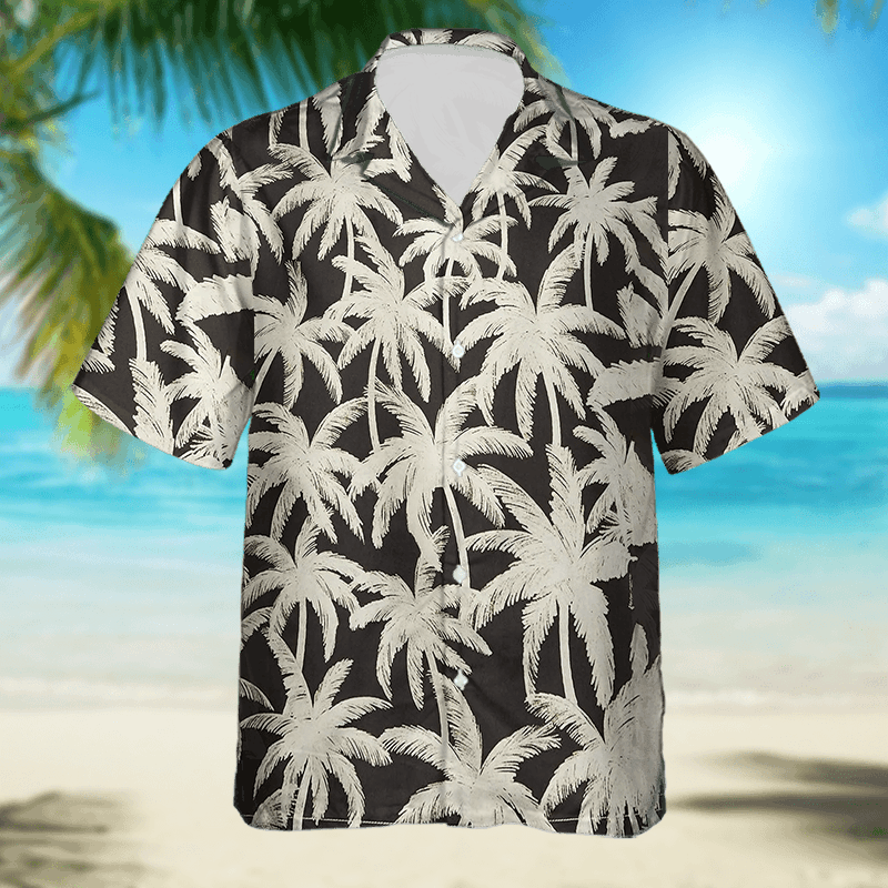 Other Palm Print Viscose Shirt | Laid-Back Luxury Size US M / EU 48-50 / 2 - 3 Thumbnail