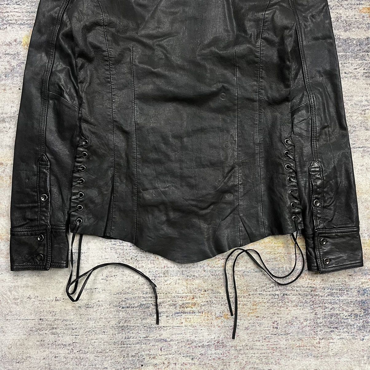 If Six Was Nine Civarize leather shirt lace up vkei style Size US S / EU 44-46 / 1 - 6 Thumbnail