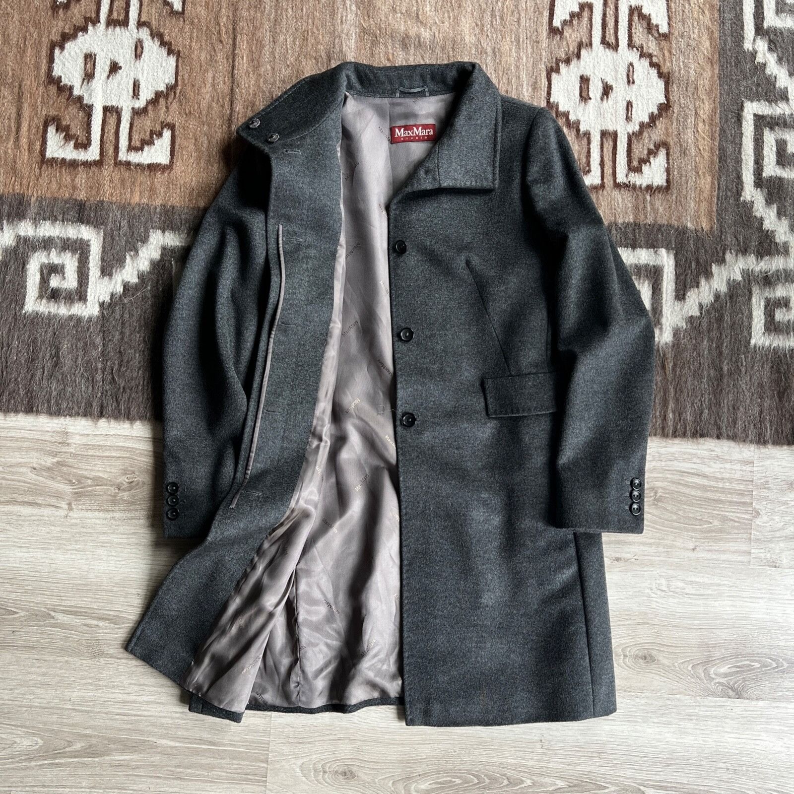 Max Mara Max Mara Studio Vintage Wool Coat 8975AC Size XL / US 12-14 / IT 48-50 - 3 Thumbnail