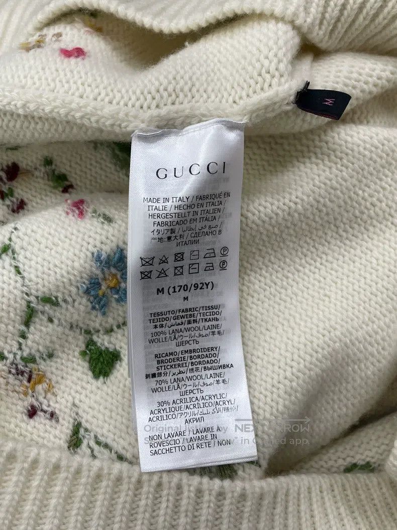Gucci Gucci Floral embroidered sweater Size M / US 6-8 / IT 42-44 - 5 Thumbnail