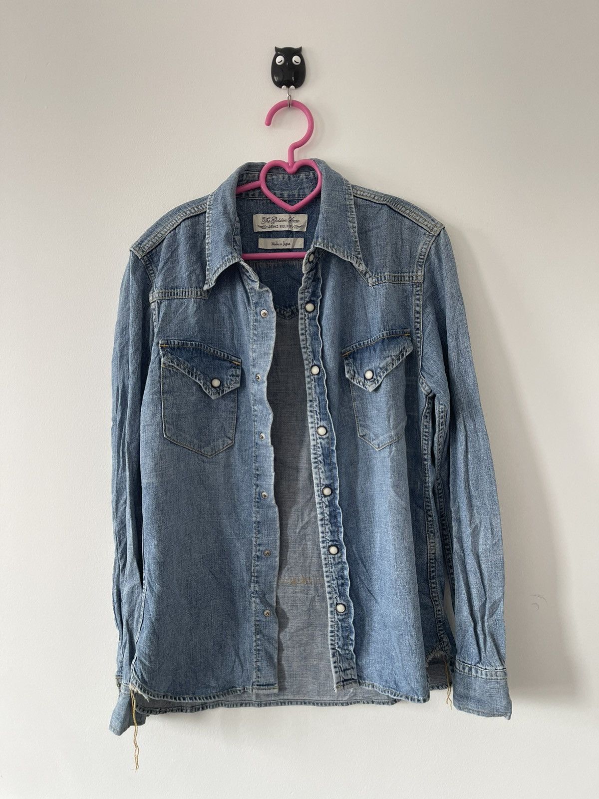 Remi Relief Rare Vintage Remi Relief Japan Paisley Pearl Snap Denim Size US S / EU 44-46 / 1 - 8 Thumbnail