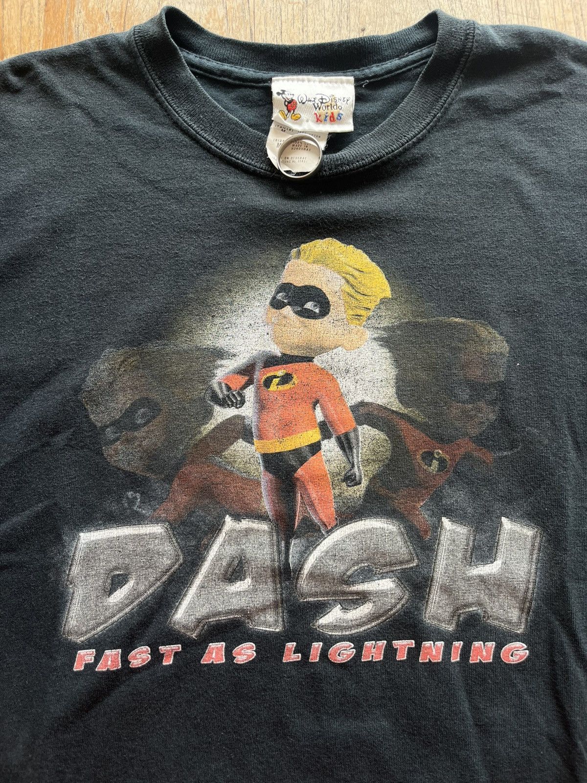 Disney × Vintage Vintage DASH Fast as Lightning ( KID Size) Tshirt Size US M / EU 48-50 / 2 - 6 Thumbnail