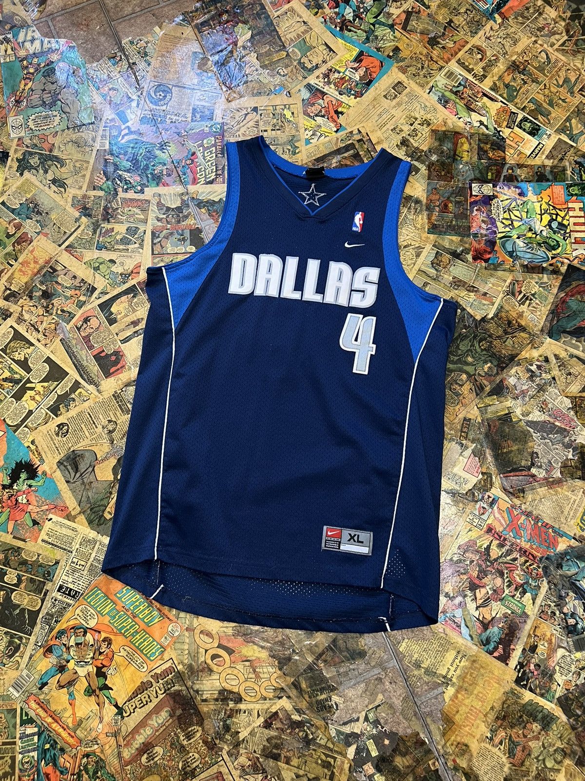 Nike × Vintage Nike Dallas Mavericks Michael Finley Jersey Size US XL / EU 56 / 4 - 1 Thumbnail