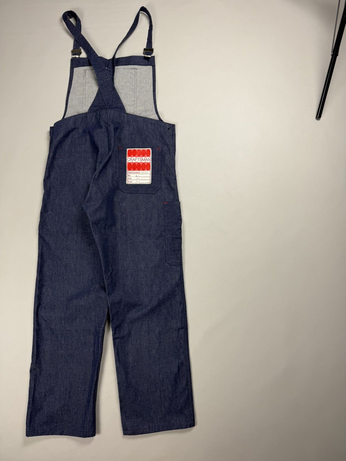 Craftsman × Vintage Deadstock VTG Craftsman Workwear Sanfor Shrunk Overalls Bib Size US 36 / EU 52 - 19 Thumbnail