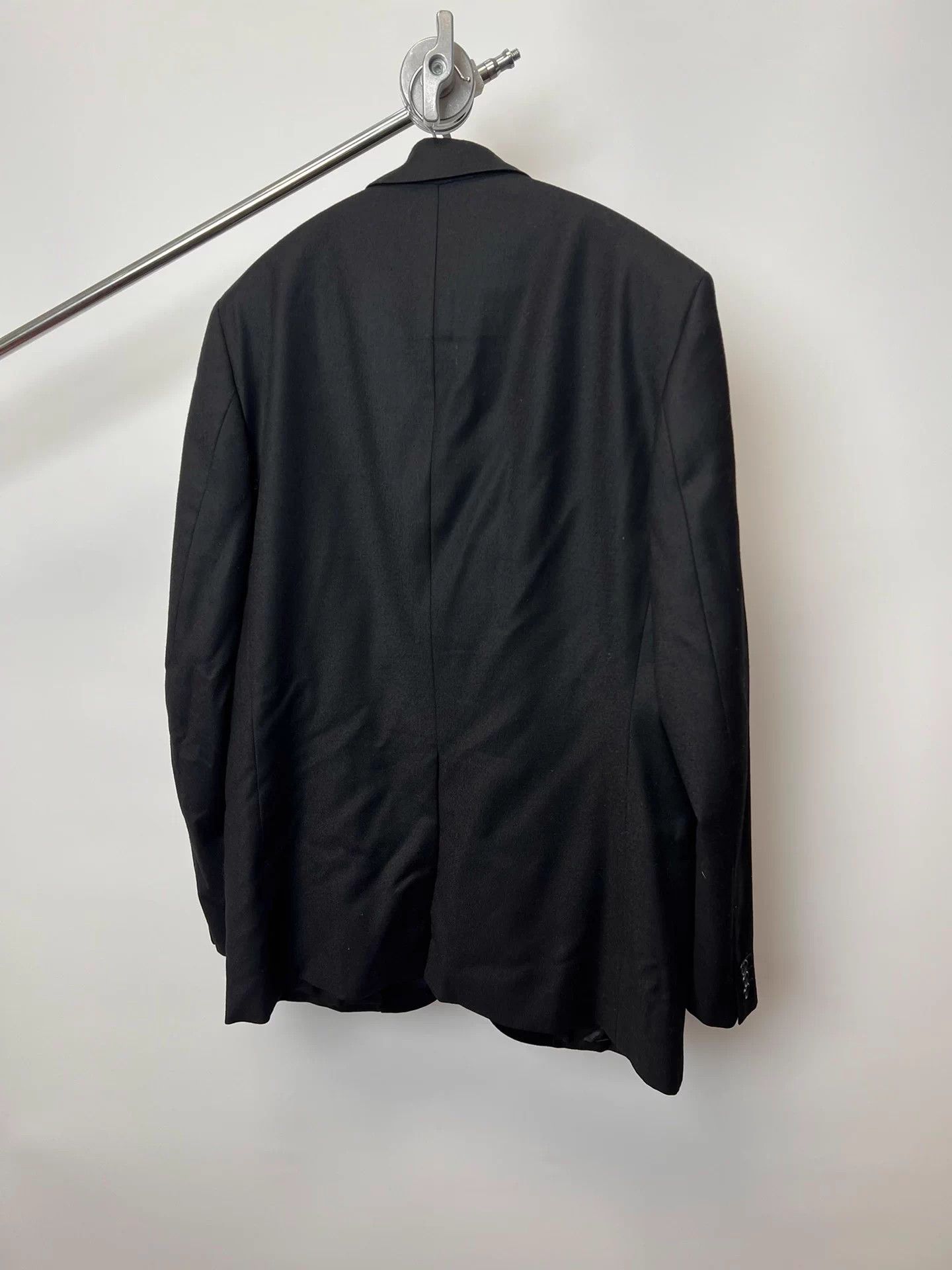 Helmut Lang Helmut Lang 90s Vintage Wool Padded Shoulders Blazer Size 48S - 5 Thumbnail