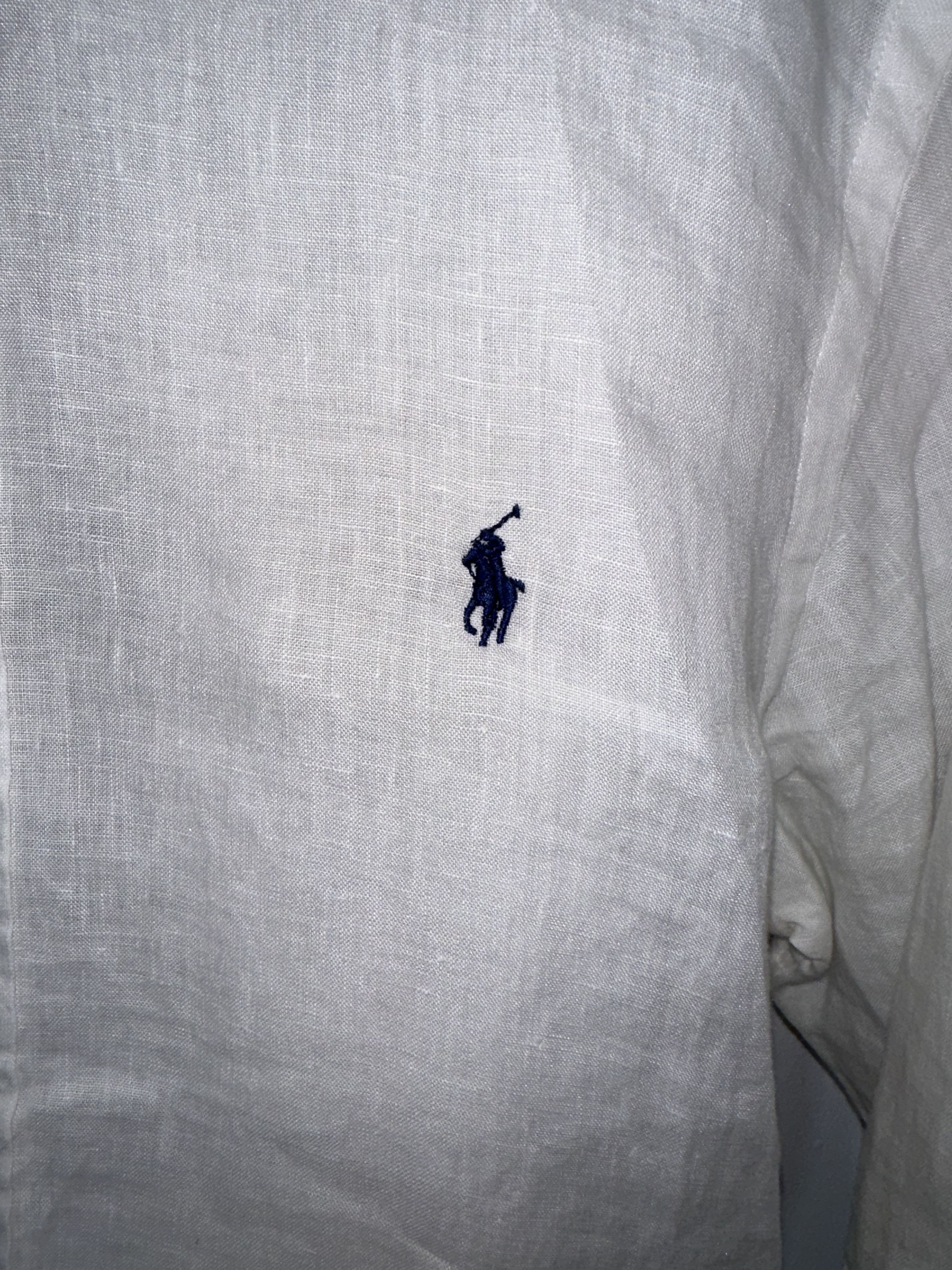 Polo Ralph Lauren Ralph Lauren Linen shirt size L WHITE Size US L / EU 52-54 / 3 - 3 Thumbnail