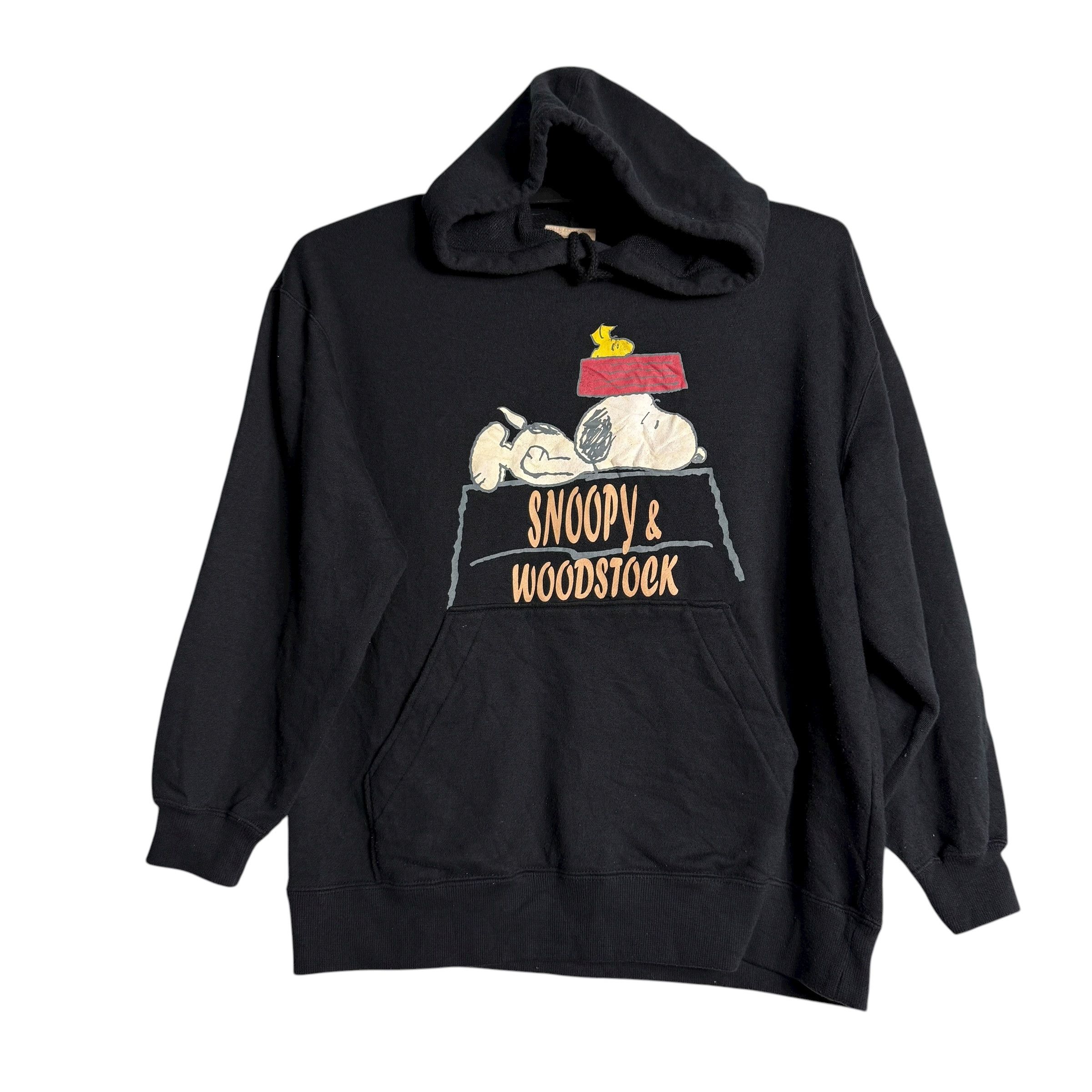 Peanuts 🔥RARE🔥Vintage Peanuts Snoopy & Woodstock Pullover Hoodie Size US M / EU 48-50 / 2 - 1 Thumbnail