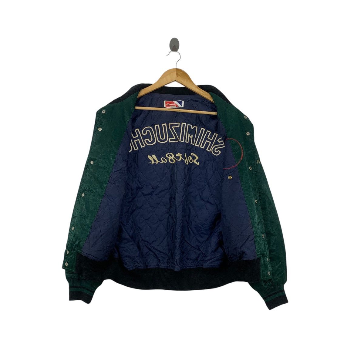 Mizuno Vintage MIZUNO SHIMIZUCHO SOFTBALL Varsity Baseball Jacket Size US L / EU 52-54 / 3 - 8 Thumbnail