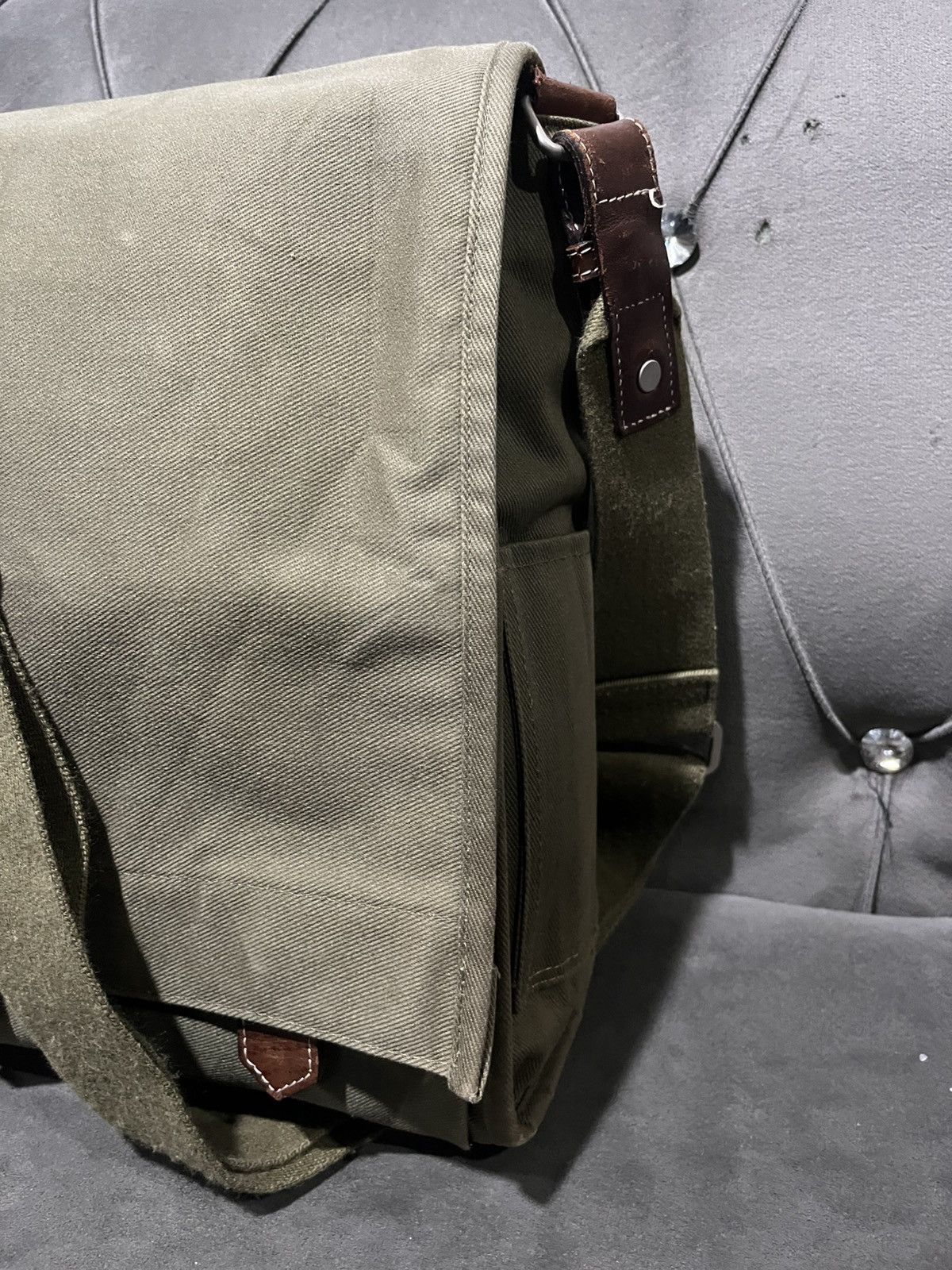 Yohji Yamamoto Authentic INED HOMME By Yohji Yamamoto Militry Bag Size ONE SIZE - 6 Thumbnail
