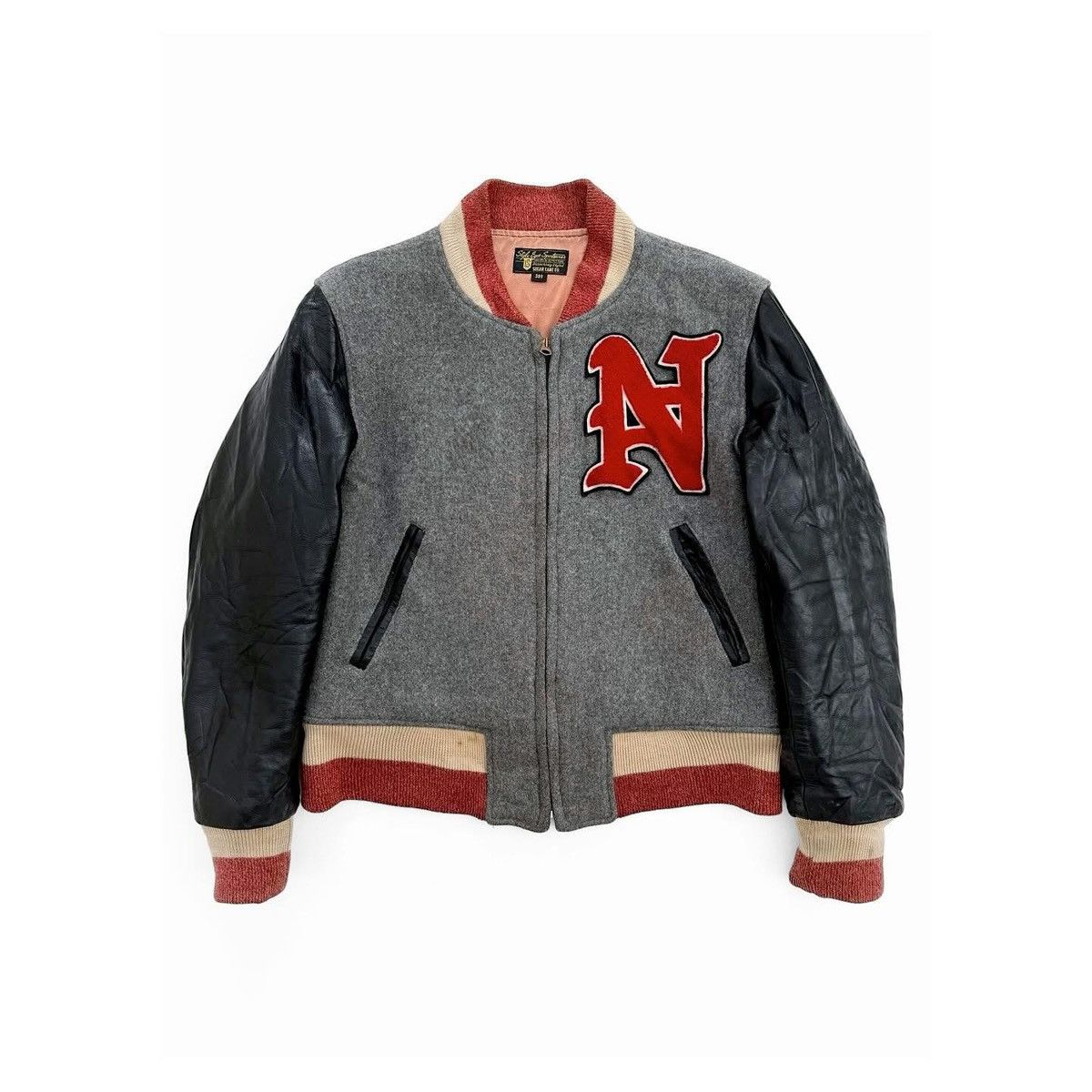 Sugar Cane × Toyo Enterprises Sugar Cane Varsity Jacket Size US M / EU 48-50 / 2 - 2 Thumbnail