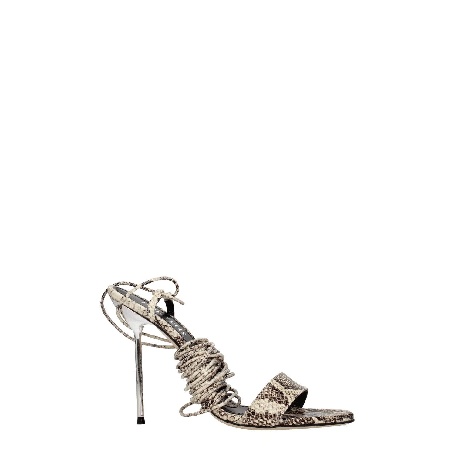 Paris Texas ob1o1e1124 Leather Sandals in Beige/Rock Size US 7 / IT 37 - 1 Thumbnail