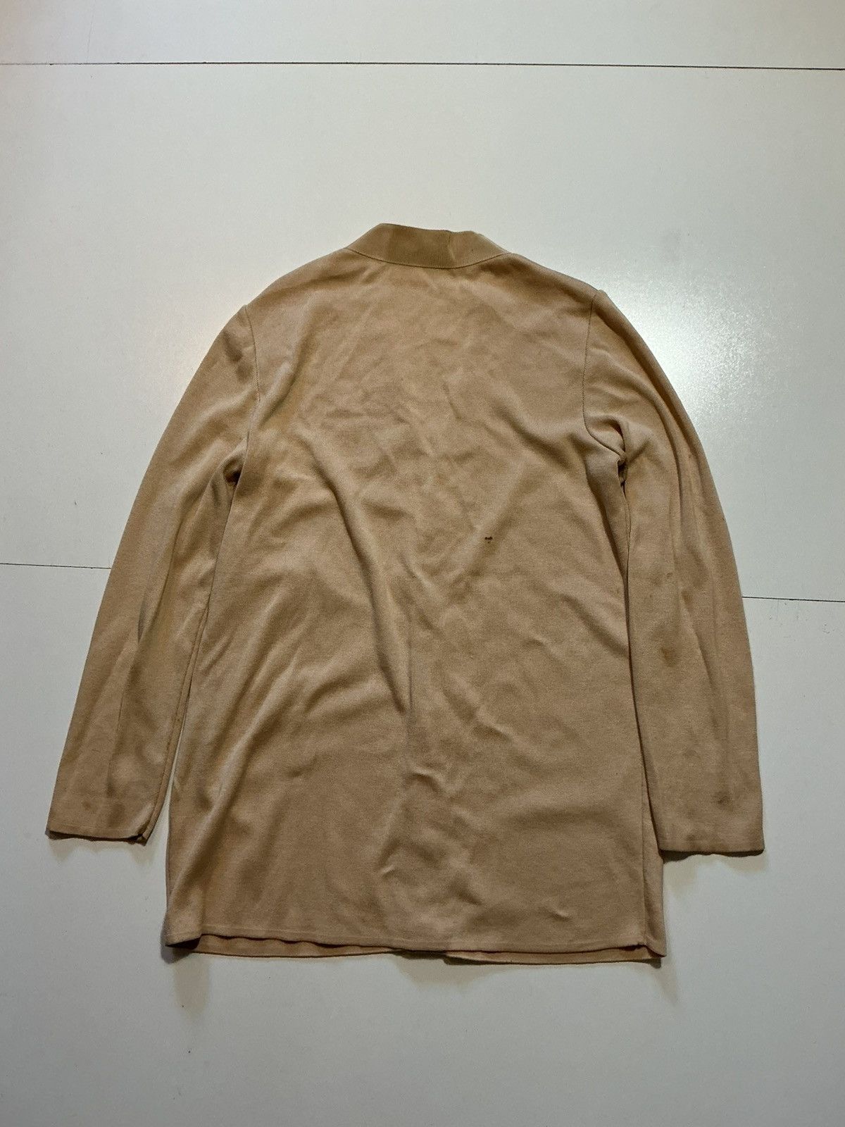 Salvatore Ferragamo Vintage Salvatore Ferragamo Gold Metal Cardigan Sweater Size US M / EU 48-50 / 2 - 2 Thumbnail