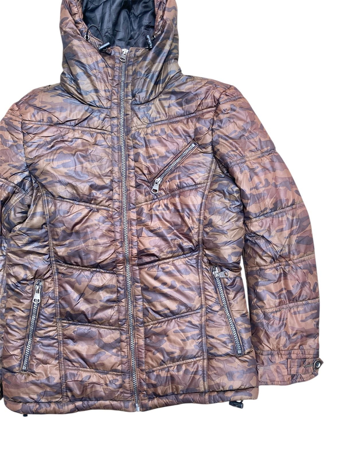 In The Attic In The Attic Puffer Camo Multi zipper Jacket Size US M / EU 48-50 / 2 - 2 Thumbnail