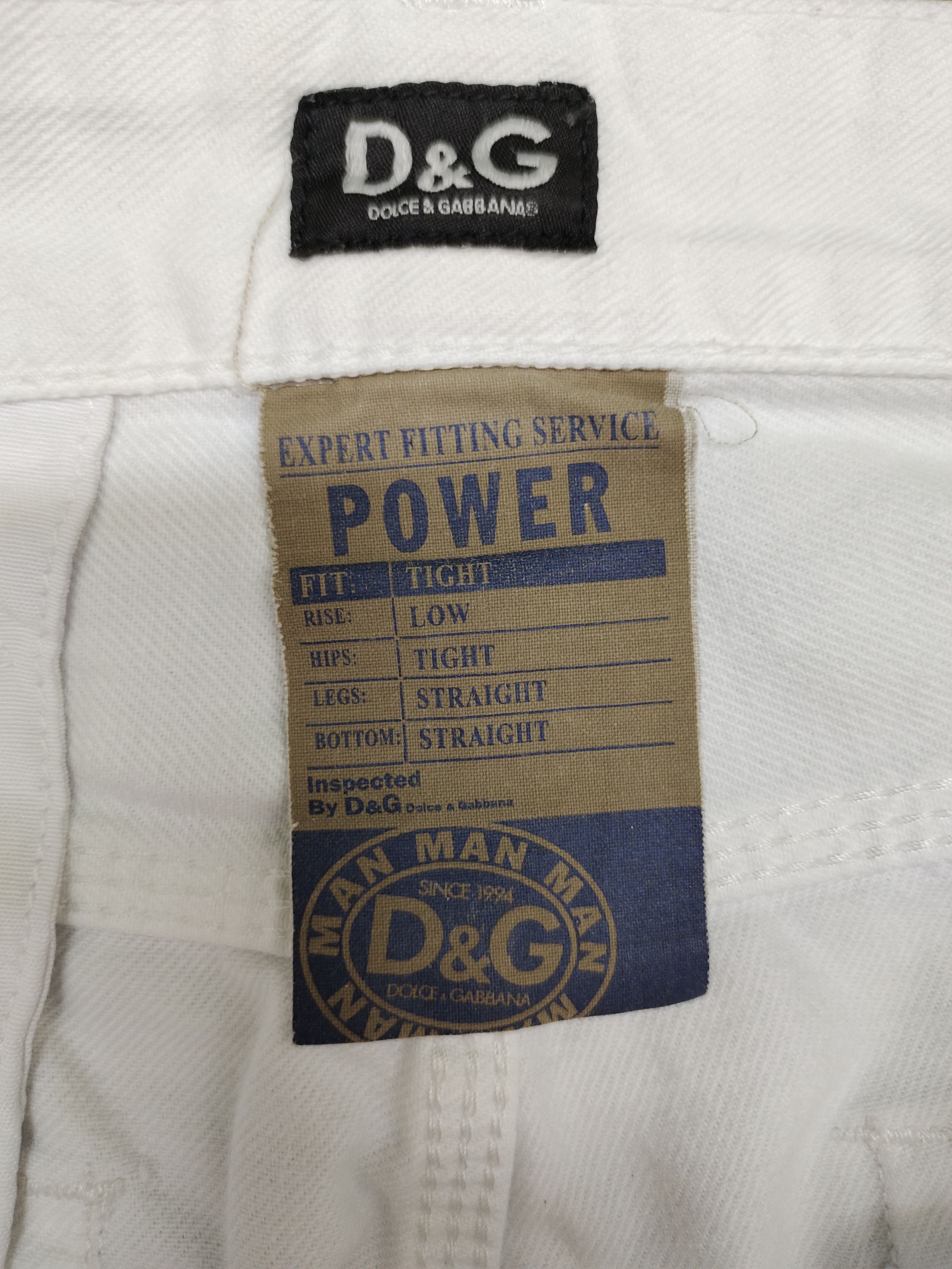 Dolce & Gabbana Dolce & Gabbana White Distressed Denim Jeans Low Rise Size US 33 - 19 Thumbnail