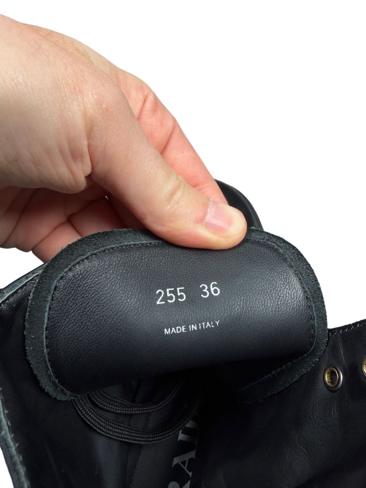 Prada Prada Combat Boots Black Pouch Size 36 Size US 6 / IT 36 - 10 Thumbnail