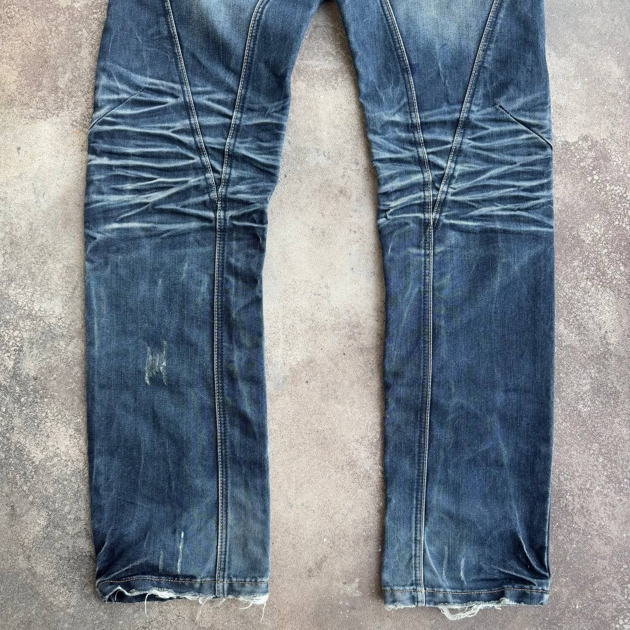 Hysteric Glamour Japan Style Avant Garde Distressed Y2K Washed Jeans Size US 29 - 12 Thumbnail