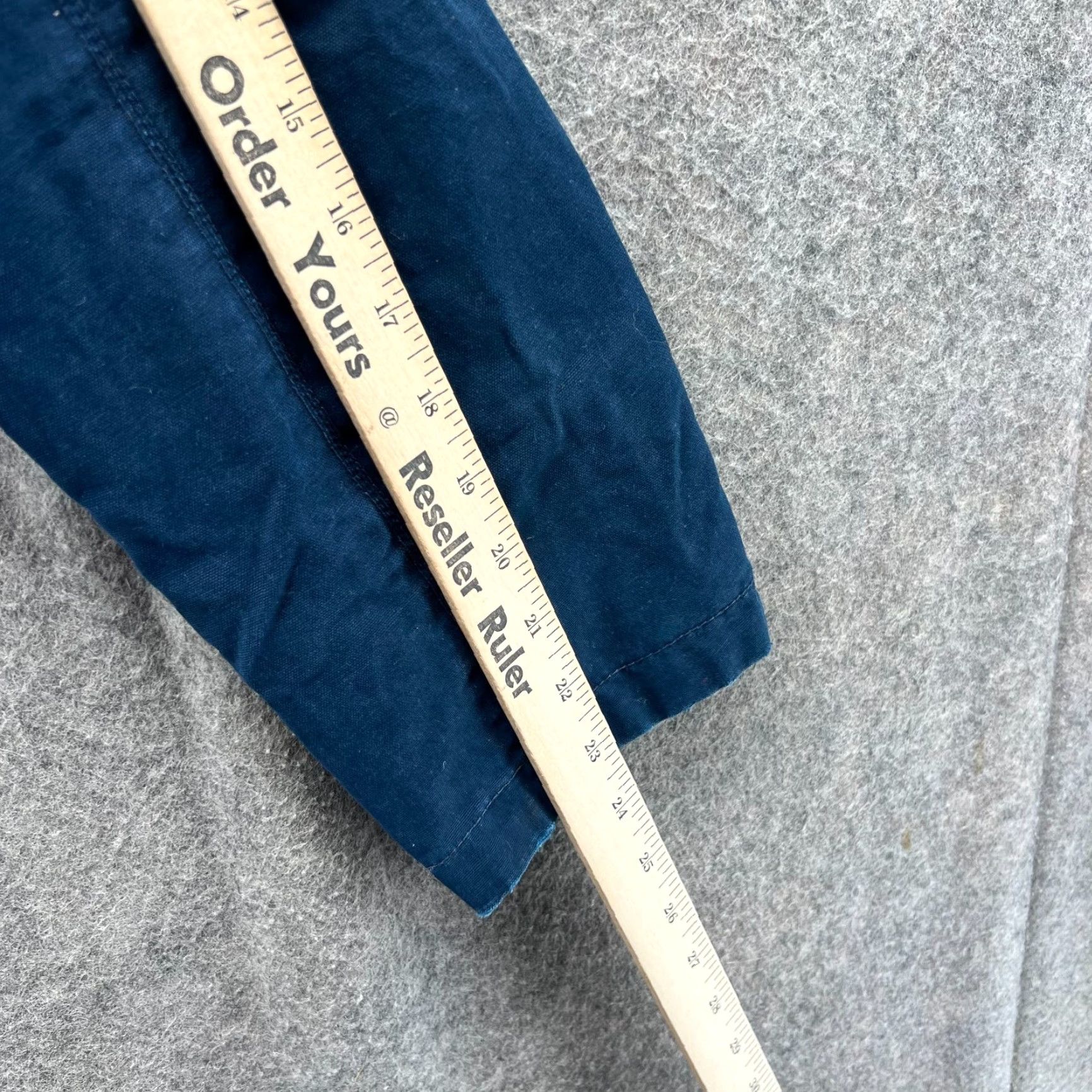 Converse Converse One Star Jacket Womens XL Blue Military Canvas Cotton Button Front Vtg Size XL / US 12-14 / IT 48-50 - 7 Thumbnail