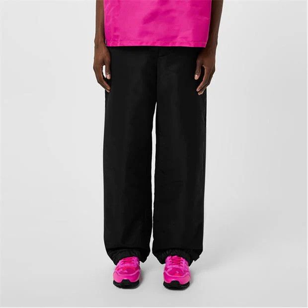 Valentino o1g2r1mq0724 Nylon Wide Trousers in Black Size US 30 / EU 46 - 3 Thumbnail