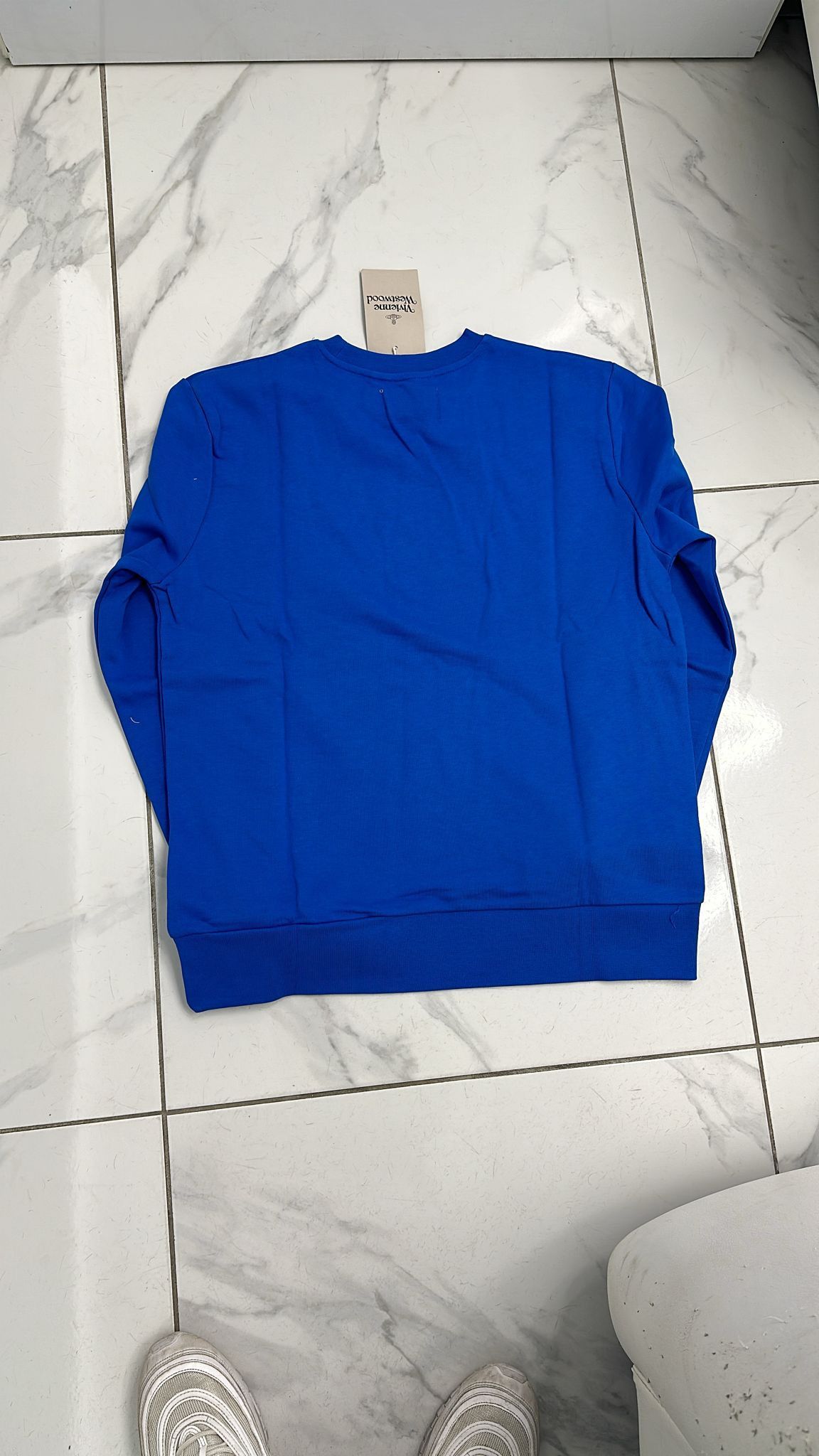 Vintage × Vivienne Westwood Vivienne Westwood Orb Logo Sweatshirt Royale Blue XLarge Size US XL / EU 56 / 4 - 4 Thumbnail
