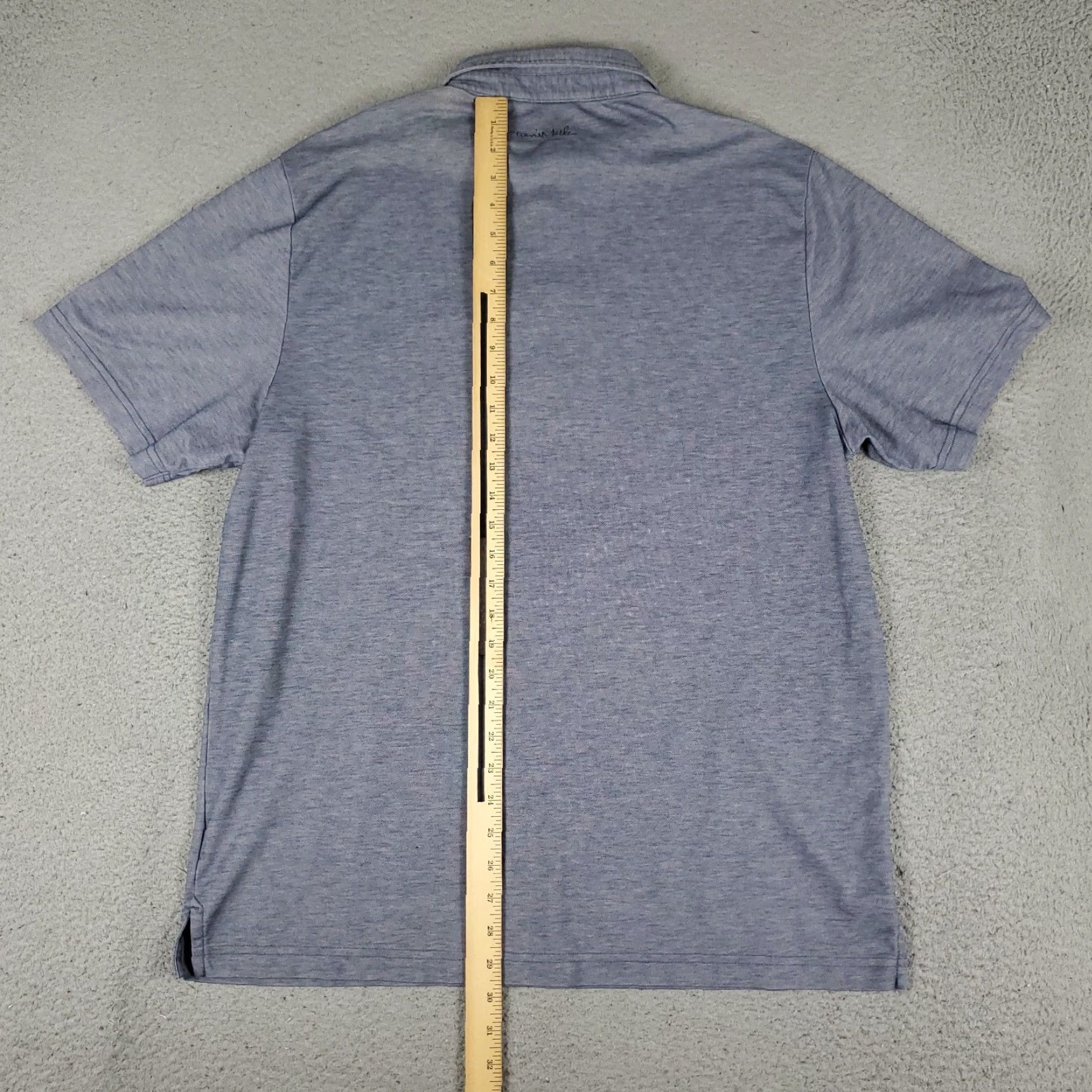 TravisMathew Travis Mathew Polo Shirt Mens XL Blue Casual Short Sleeve Size US XL / EU 56 / 4 - 5 Thumbnail