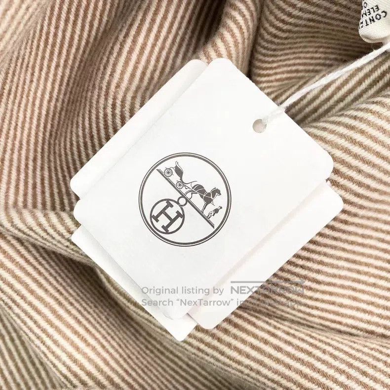 Hermes Hermes Khaki Check Cashmere Coat Size XS / US 0-2 / IT 36-38 - 5 Thumbnail
