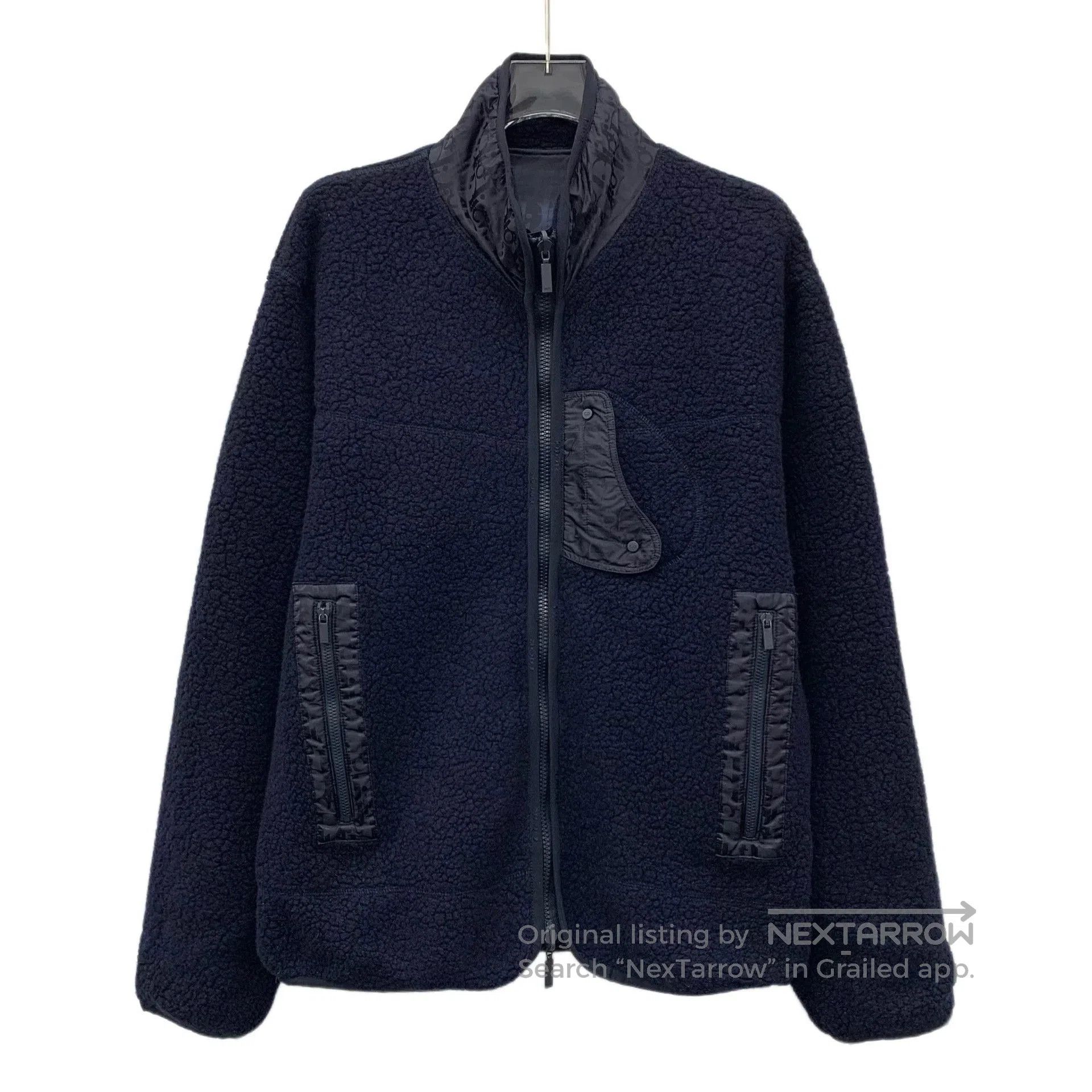 Dior dior navy logo printed wool jacket. Size US S / EU 44-46 / 1 - 3 Thumbnail