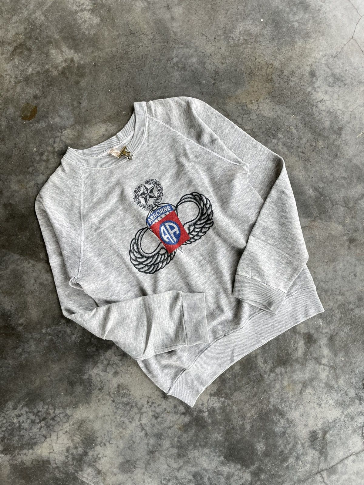 Vintage VTG 80s Airborne Forces U.S. Army Sweatshirt Size US M / EU 48-50 / 2 - 5 Thumbnail