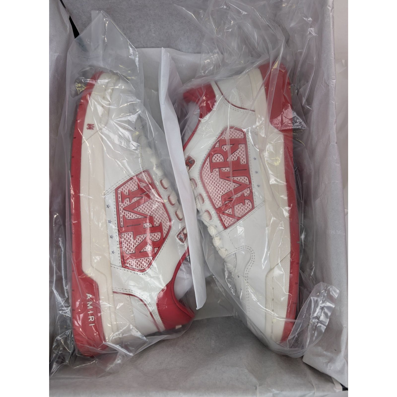 Amiri o1rshd1 Classic Low top Sneakers in White/Red Size US 11 / EU 44 - 17 Thumbnail